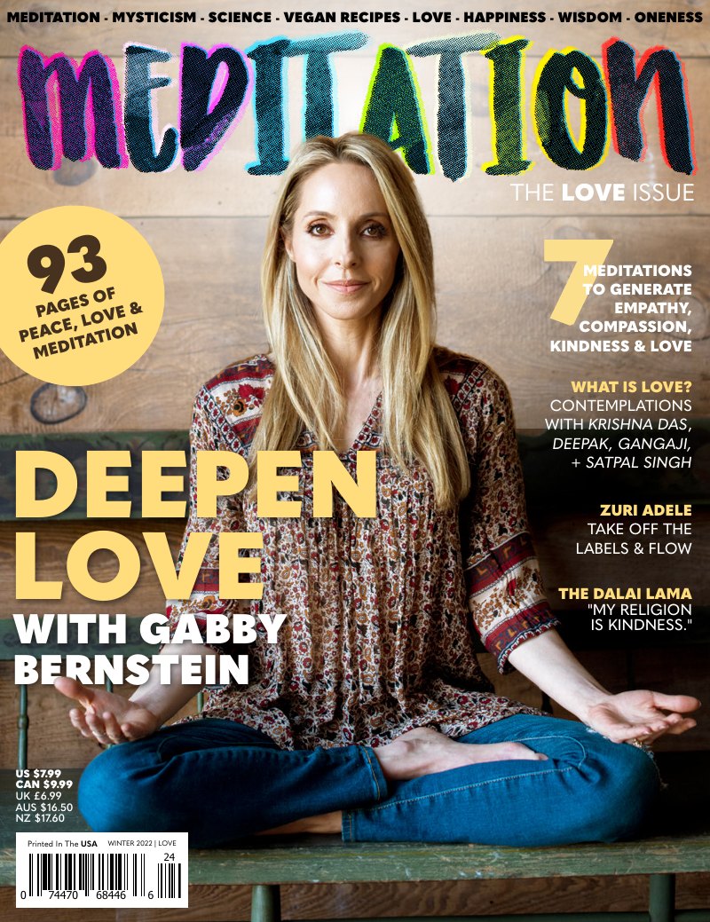 Cover of Meditation Magazine Issue 09, The Love Issue