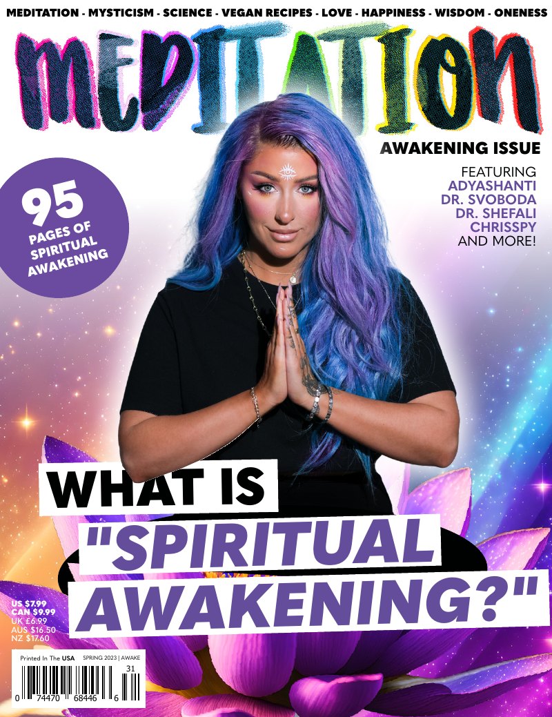 Cover of Meditation Magazine Issue 10, The Awakening Issue
