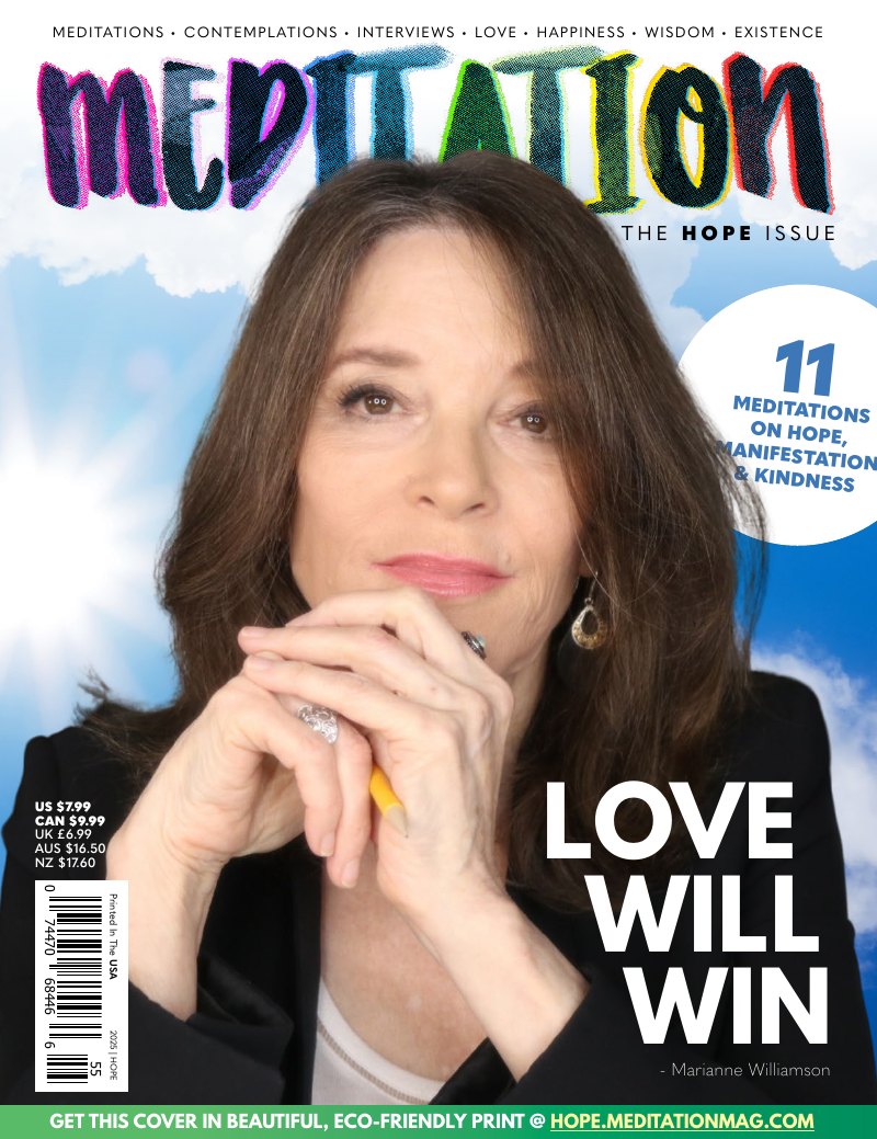 Cover of Meditation Magazine Issue 12, The Hope Issue